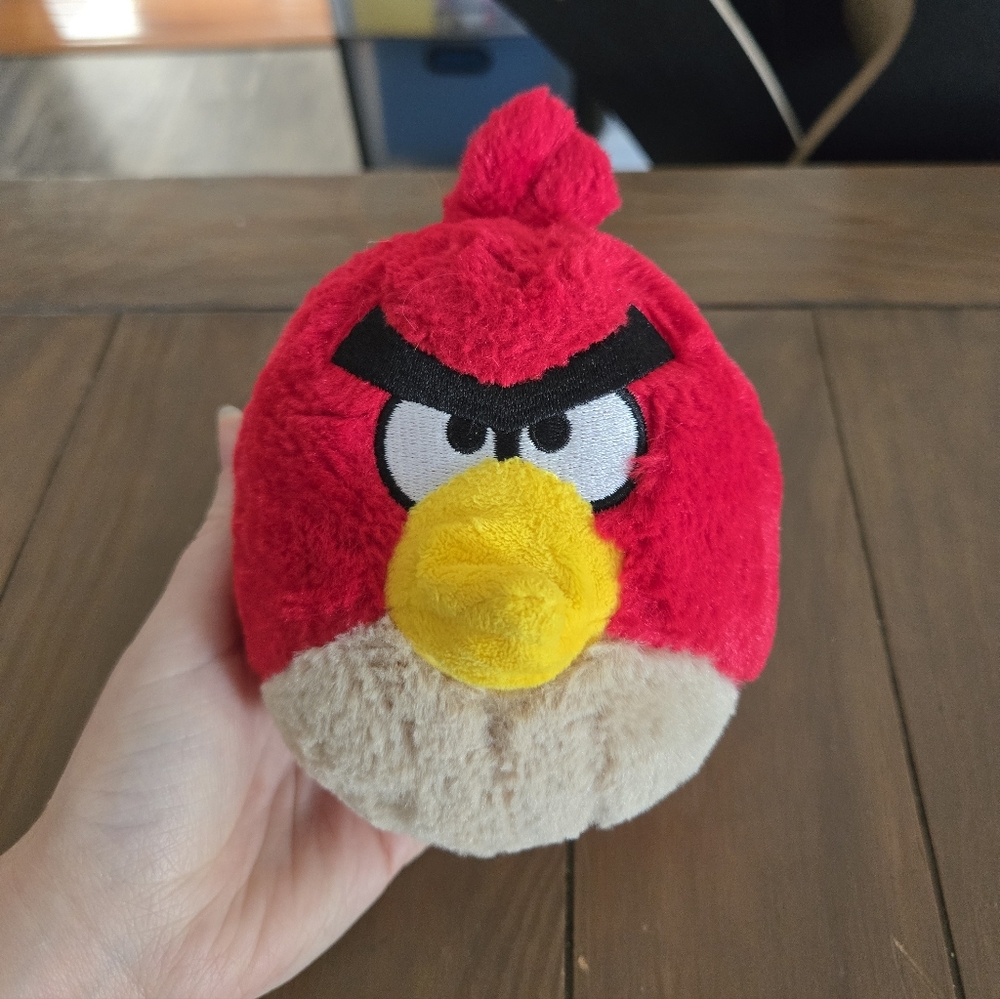 Red Angry Bird Plush Toy - Picture 6 of 7